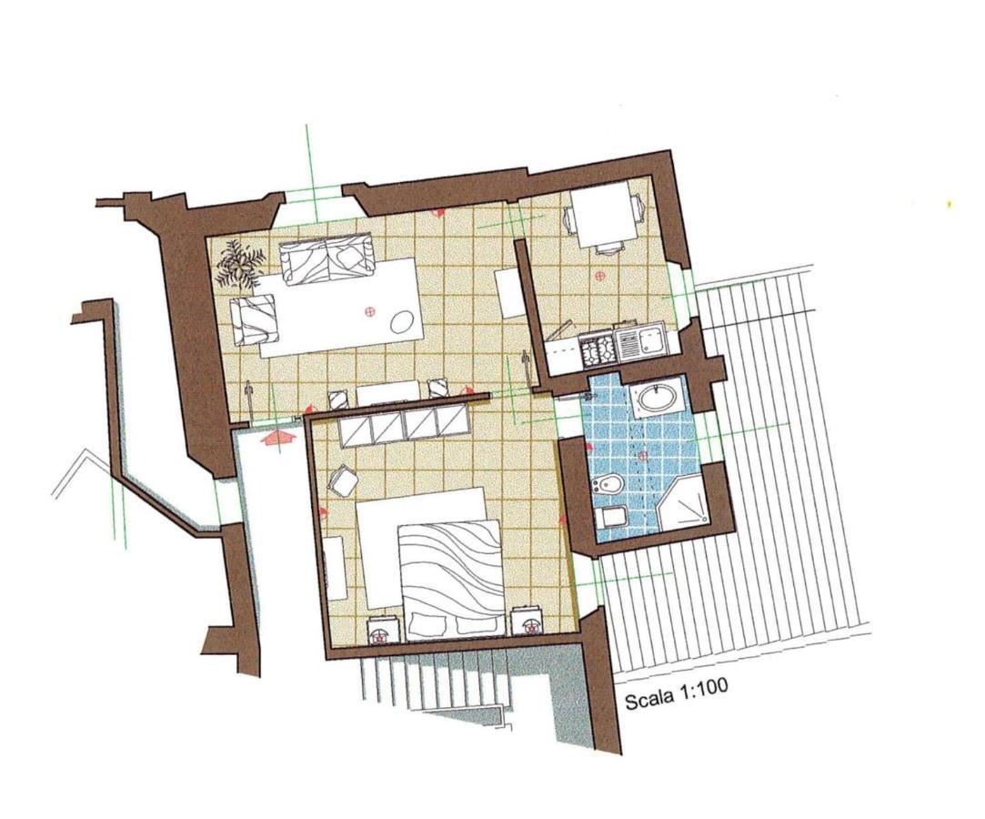 Ferienwohnung Castello Di Alica Forcoli Exterior foto